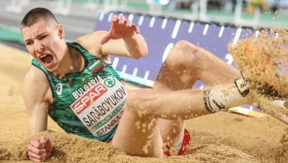 Bozhidar Saraboyukov Wins Long Jump Title at Athletics Tournament in France