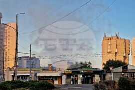 Бургас - квартал Меден Рудник - пожар