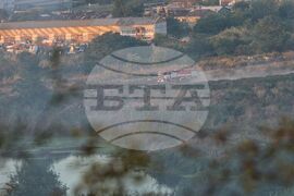 Бургас - квартал Меден Рудник - пожар