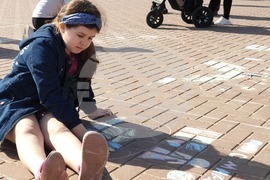 Молдова - акция за мир - детски рисунки