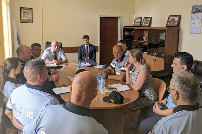 President of Czech Police Presidium Vondracek Pays Visit to Bulgaria