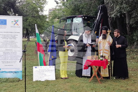 Видин - реконструкция - канализационен колектор - първа копка