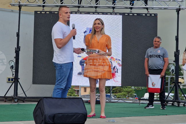 Петрич - Силвия Аздреева - посрещане