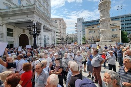 Република Северна Македония - протест - пенсионери