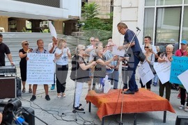 Република Северна Македония - протест - пенсионери