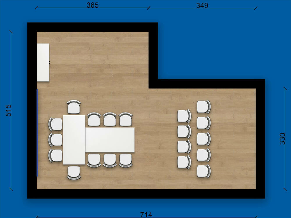 National Press Club -  layout of the hall