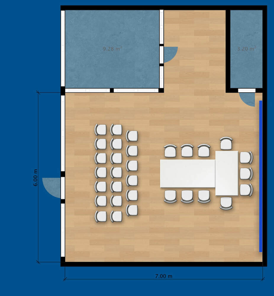 National Press Club -  layout of the hall