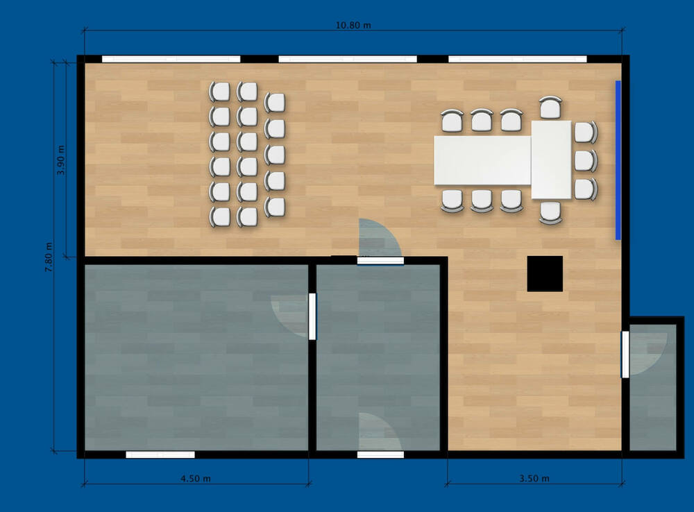 National Press Club -  layout of the hall