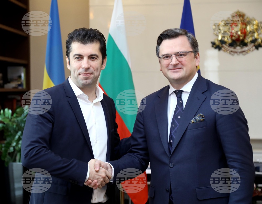 Ukrainian FM Kuleba Thanks PM Petkov for Fund-raiser Launch