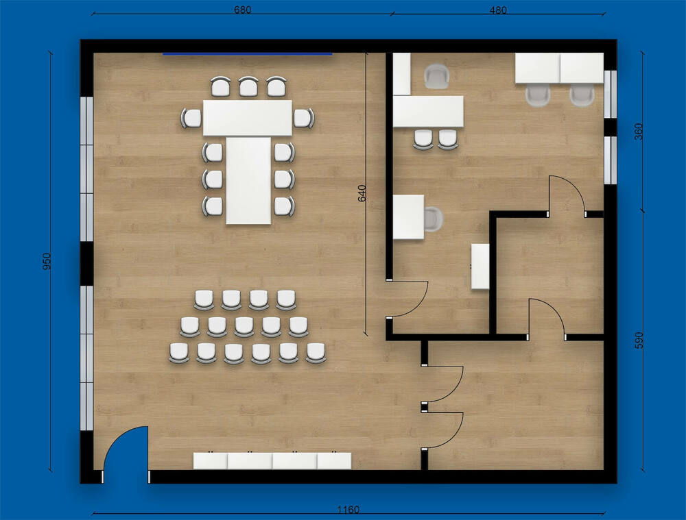 National Press Club -  layout of the hall