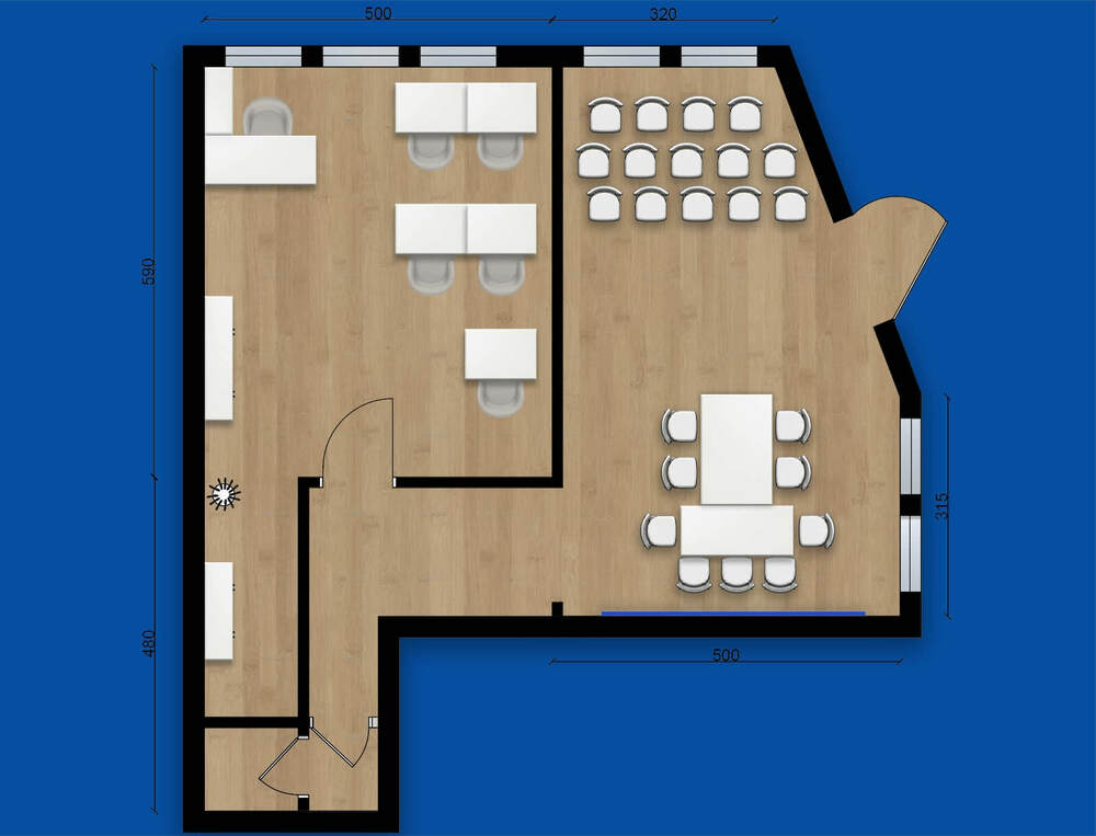 National Press Club - layout of the hall