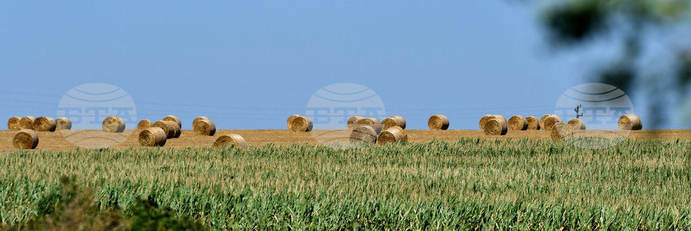 Село Малък Поровец - слама - бали