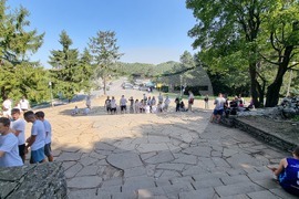 Шипка - състезание по изкачване на стълбите към Паметника на свободата