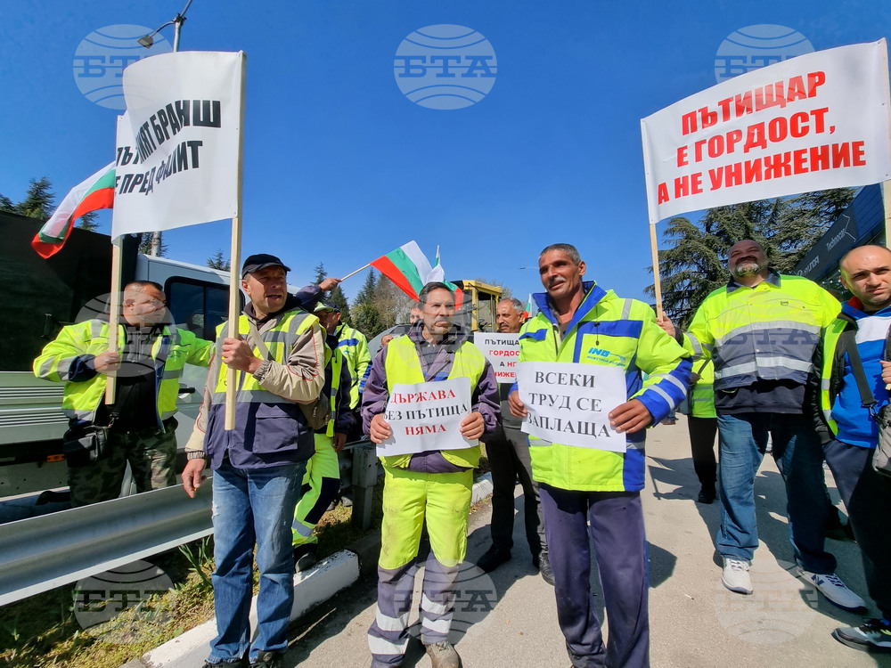 Варна - пътностроителни фирми - протест