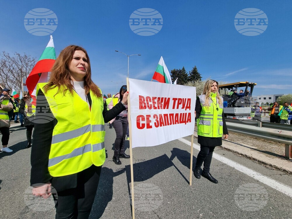 Варна - пътностроителни фирми - протест