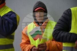 Благоевград - пътностроителни фирми - протест