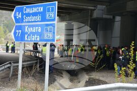 Благоевград - пътностроителни фирми - протест