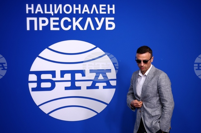 Национален пресклуб на БТА София - Димитър Бербатов - пресконференция