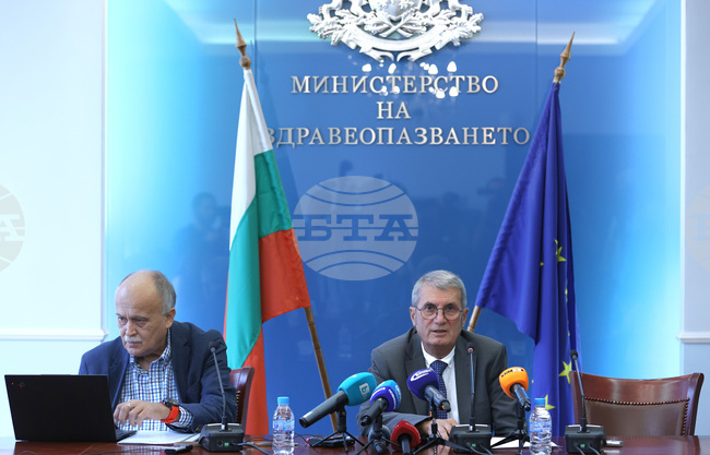 Министерство на здравеопазването - брифинг 
