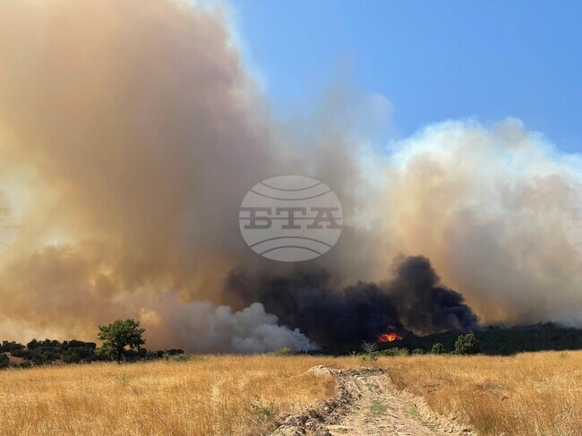 Казанлък - пожар