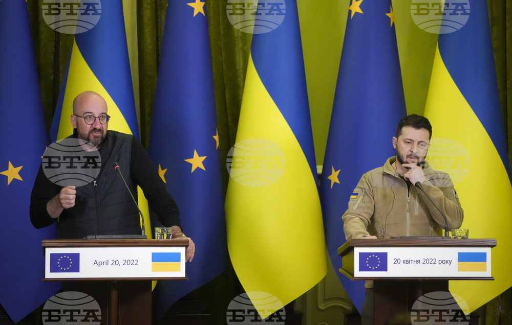 ЕС ще направи "всичко възможно", за да спечели Украйна войната, каза Шарл Мишел на Зеленски в Киев