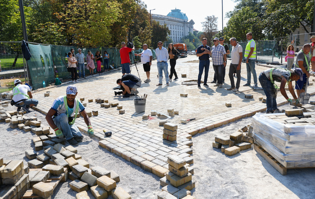 Жълти павета - ремонт - проверка
