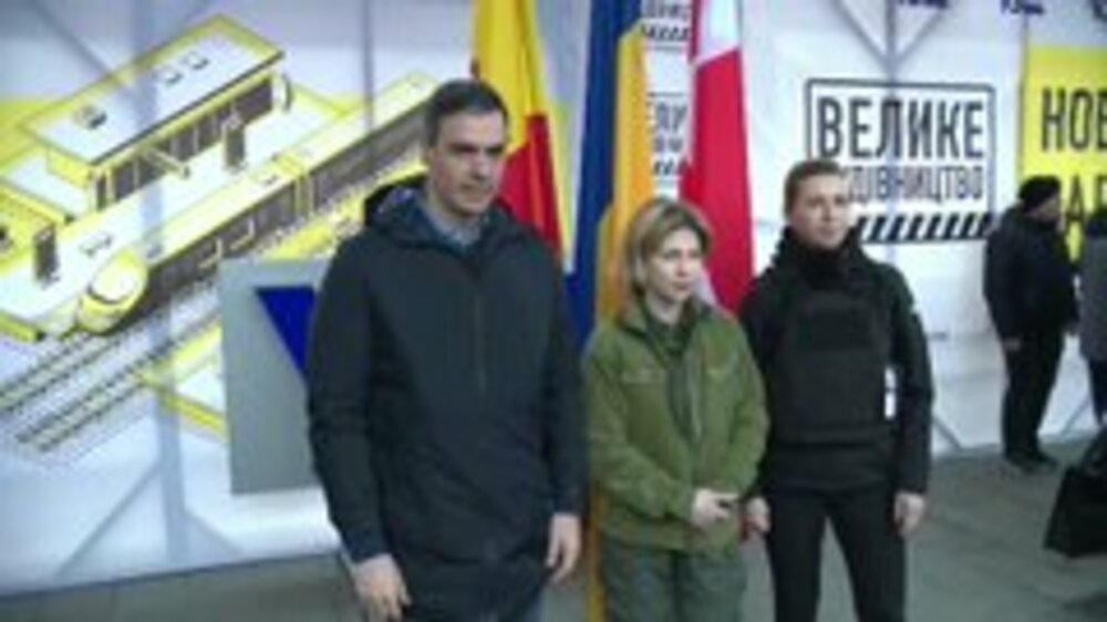 Премиерите на Испания и на Дания пристигнаха в Киев