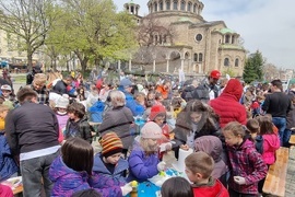 Велики четвъртък - яйца - традиционно боядисване 