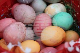 Велики четвъртък - яйца - традиционно боядисване