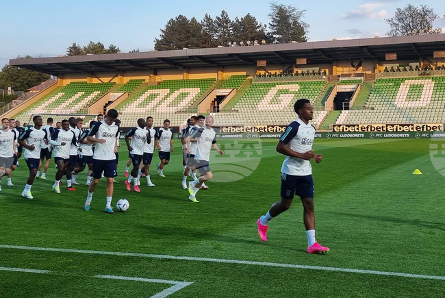 Разград - футбол - Аякс - тренировка 