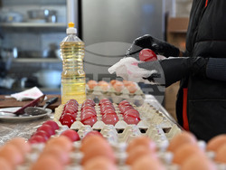 Бачково - Велики четвъртък - яйца - традиционно боядисване