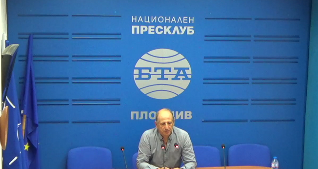 Пресконференция на кандидата за кмет на Пловдив Николай Иванов