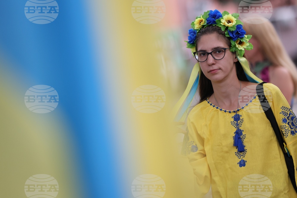 Ден на независимостта на Украйна - шествие