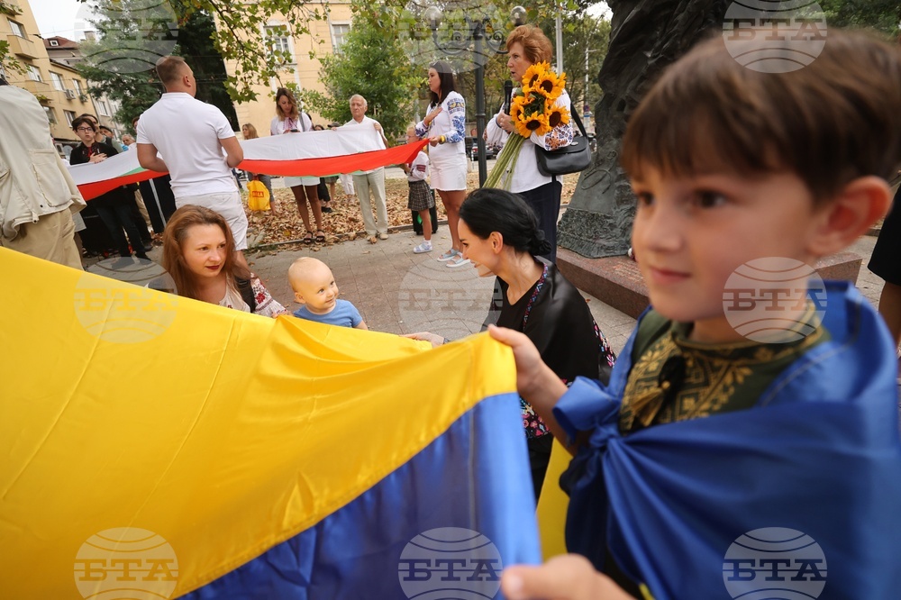 Ден на независимостта на Украйна - шествие