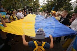 Ден на независимостта на Украйна - шествие