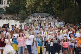 Ден на независимостта на Украйна - шествие