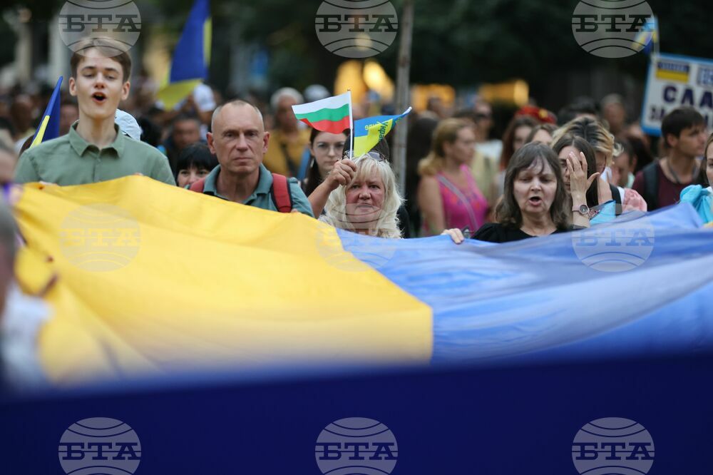 Ден на независимостта на Украйна - шествие