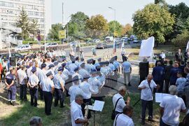 Бургас - паметна плоча за загинали полицаи - откриване