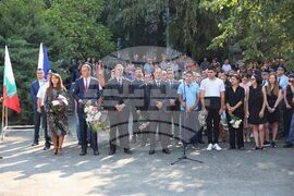 Бургас - паметна плоча за загинали полицаи - откриване