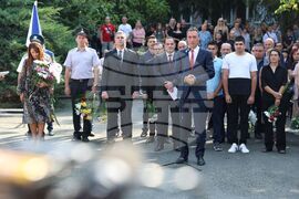 Бургас - паметна плоча за загинали полицаи - откриване