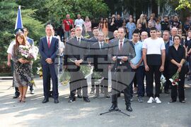 Бургас - паметна плоча за загинали полицаи - откриване