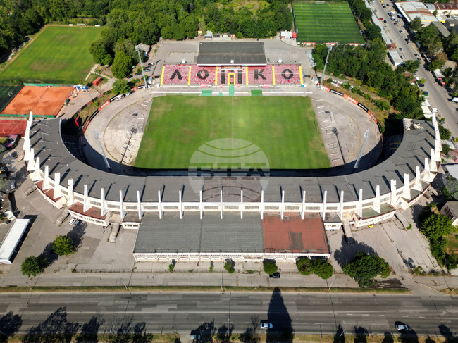Стадион Локомотив - изглед