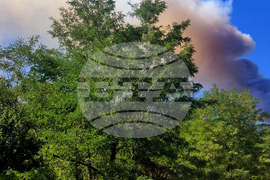 Село Забърдо - горски пожар