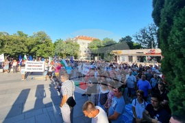 Стара Загора - протест - подкрепа "Мини Марица-изток"