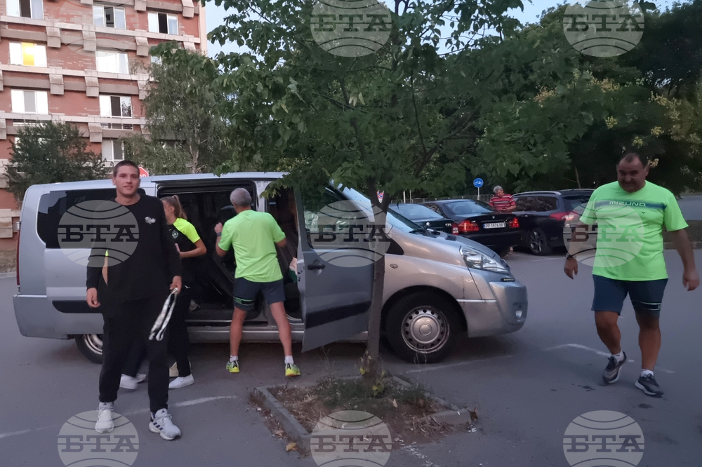 Разград - лекоатлети - Гимназиада - посрещане