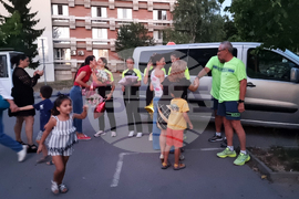 Разград - лекоатлети - Гимназиада - посрещане