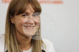 Екатерина Стратиева - пресконференция