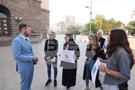 Протест - родители на загинали в ПТП деца