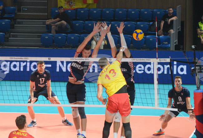  Варна - Европейско първенство по волейбол - Хърватия - Испания