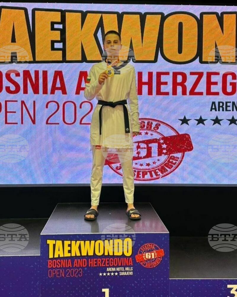 Bulgaria's Hristiyan Georgiev Wins Silver at European U21 Taekwondo Championships in Sarajevo